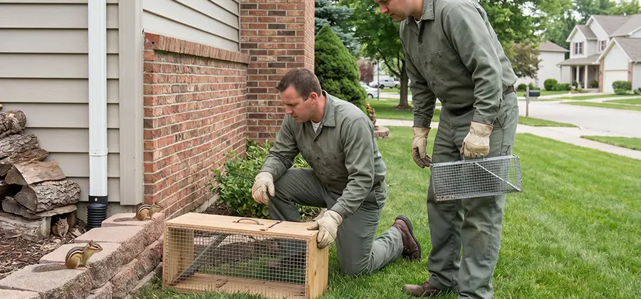 Remove Chipmunks From Yard in Marietta
