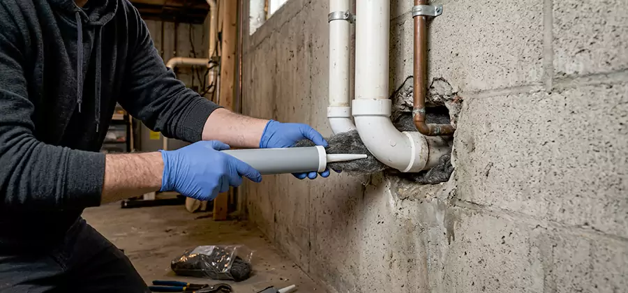 Mouse Proofing Pipes in Marietta