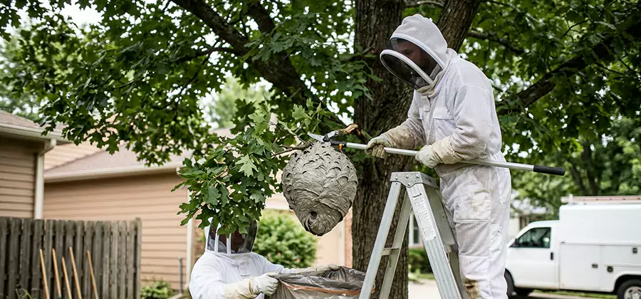Wasp Nest in Tree Removal Marietta